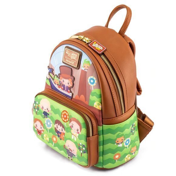 Loungefly Willy Wonka and the Chocolate Factory‎ 50th Anniversary Mini Backpack main image 6